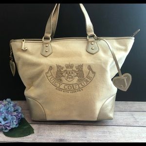 GUC Juicy Couture Velour Overnight Bag